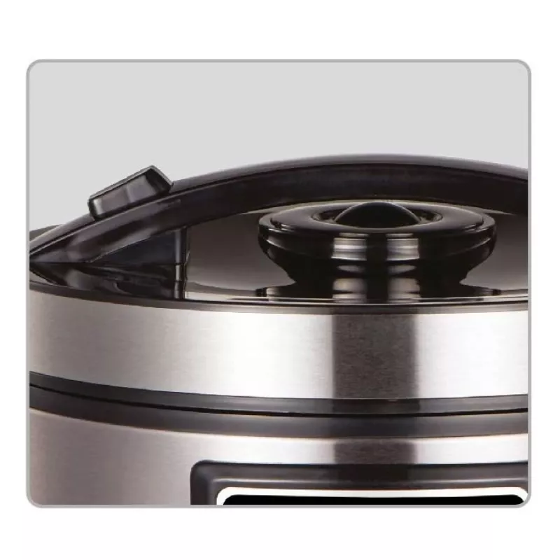 Multicooker Maestro MR-793 5 L, 900 W, ανοξείδωτο/μαύρο, 42 αυτόματα προγράμματα, 40–160 °C