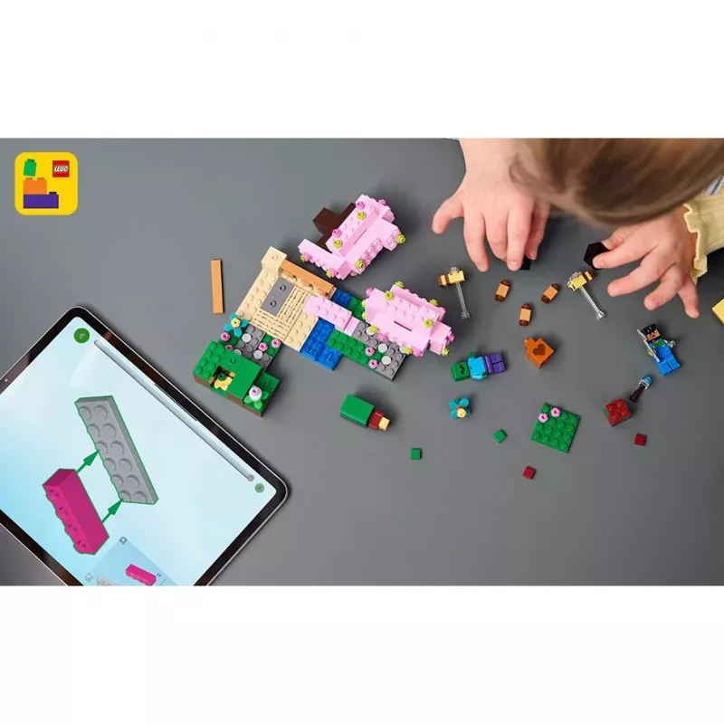 Lego 21260 Minecraft Cherry Blossom Garden σετ παιχνιδιού