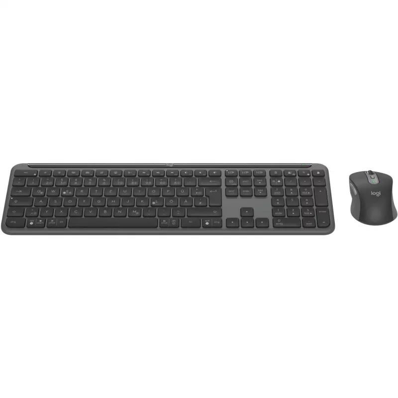 Logitech 920-012483 πληκτρολόγιο ποντίκι included Office RF Wireless + Bluetooth QWERTZ German Graphite
