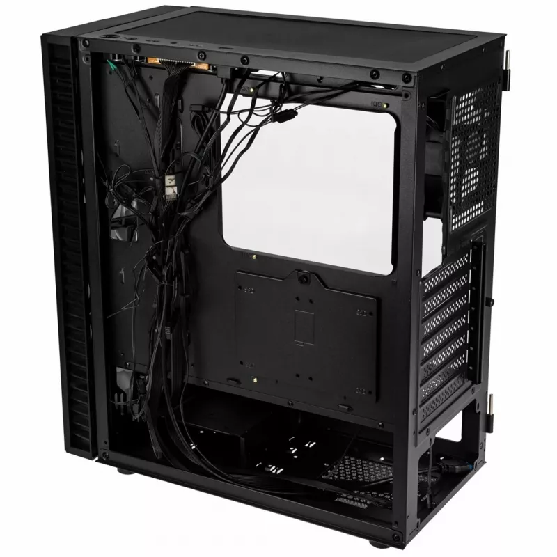 Kolink Observatory HF Glass ARGB Midi-Tower - μαύρο