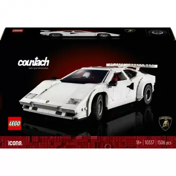 LEGO Icons 10337 Lamborghini Countach 5000 Quattrovalvole σετ κατασκευής, 1506 κομμάτια, 18+