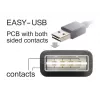 Καλώδιο USB DeLOCK EASY-USB 2.0-A 2m μαύρο