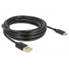 Καλώδιο USB DeLOCK 83669 USB 2.0 4 m USB A USB C μαύρο