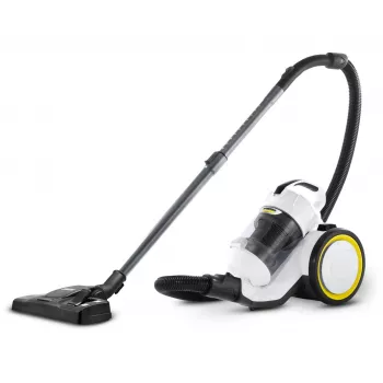 Σκούπα με κάδο Karcher VC 3 — σκούπα στεγνού καθαρισμού για το σπίτι, 700 W, 0,9 L χωρίς σακούλα, HEPA 13, τηλεσκοπικός σωλήνας, 1,5 m εύκαμπτος σωλήνας