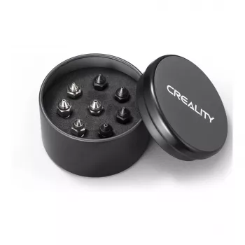 Σετ Αντικατάστασης Ακροφυσίων Creality 3D 4008030052 8 τεμ. Μαύρο Ασημί