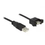Καλώδιο USB DeLOCK 1m 2xUSB2.0-A