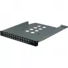 Inter-Tech IPC 1U-1404 Rack Μαύρο, Ανοξείδωτο χάλυβας