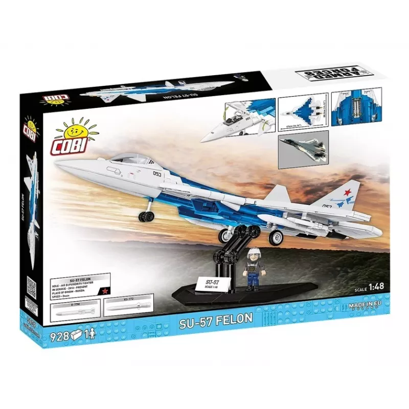 Σετ κατασκευής Cobi SU-57 Felon, 928 τεμάχια – Cobi μοντέλο COBl-5909