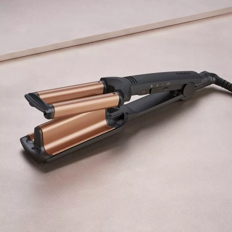 BaByliss Deep Waves Ψαλίδι μαλλιών Warm Black, Orange 98,4 (2,5 m)