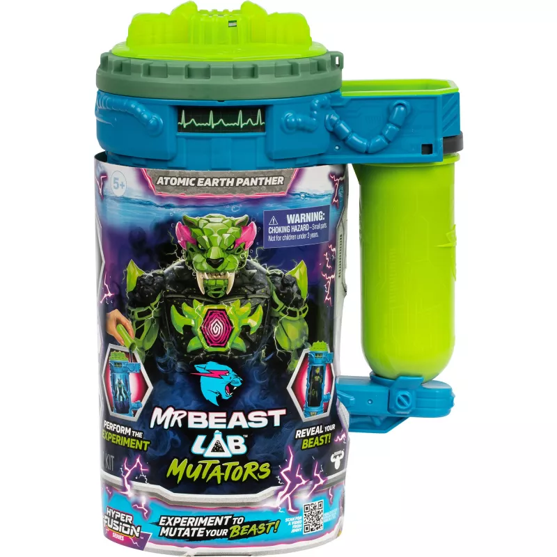 MrBeast Lab Mutators S2 Mutation Chamber - Atomic Earth Panther, φιγούρα παιχνιδιού