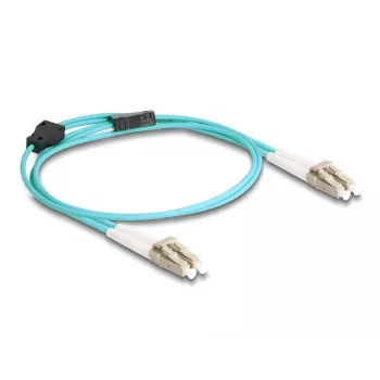 DeLOCK Καλώδιο οπτικών ινών LC Duplex σε LC Duplex OM3 1m