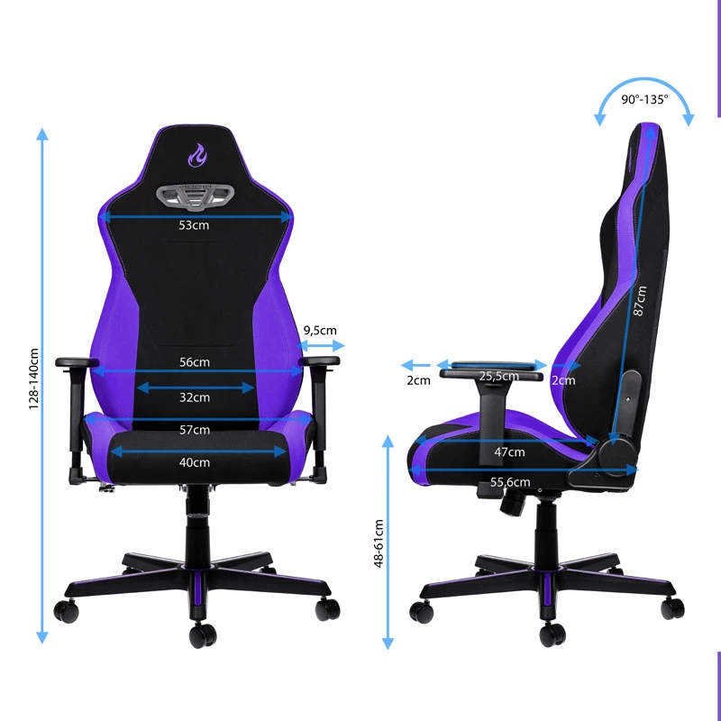 Nitro Concepts S300 Καρέκλα Gaming - Nebula Purple