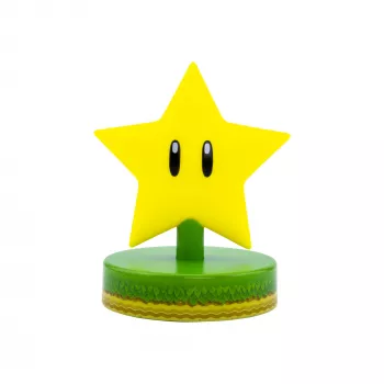 Επιτραπέζιο φωτιστικό Paladone Super Mario Super Star Icon Light — διακοσμητικό LED νυχτερινό φωτάκι