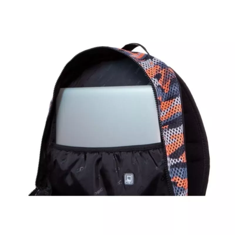 Σακίδιο CoolPack Impact II Camo Mesh πορτοκαλί