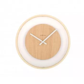 NeXtime ρολόι 3046 Wood Loop, Ø30 cm, Επιτοίχιο, Ξύλο