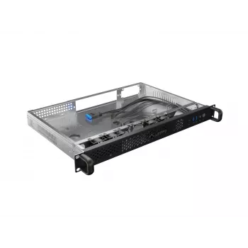 Κουτί rack Lanberg SC01-3001-10B 1U Μαύρο 4 ανεμιστήρες
