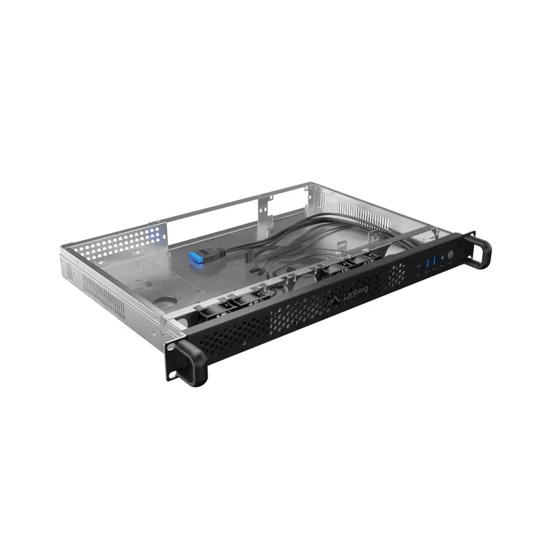 Κουτί rack Lanberg SC01-3001-10B 1U Μαύρο 4 ανεμιστήρες