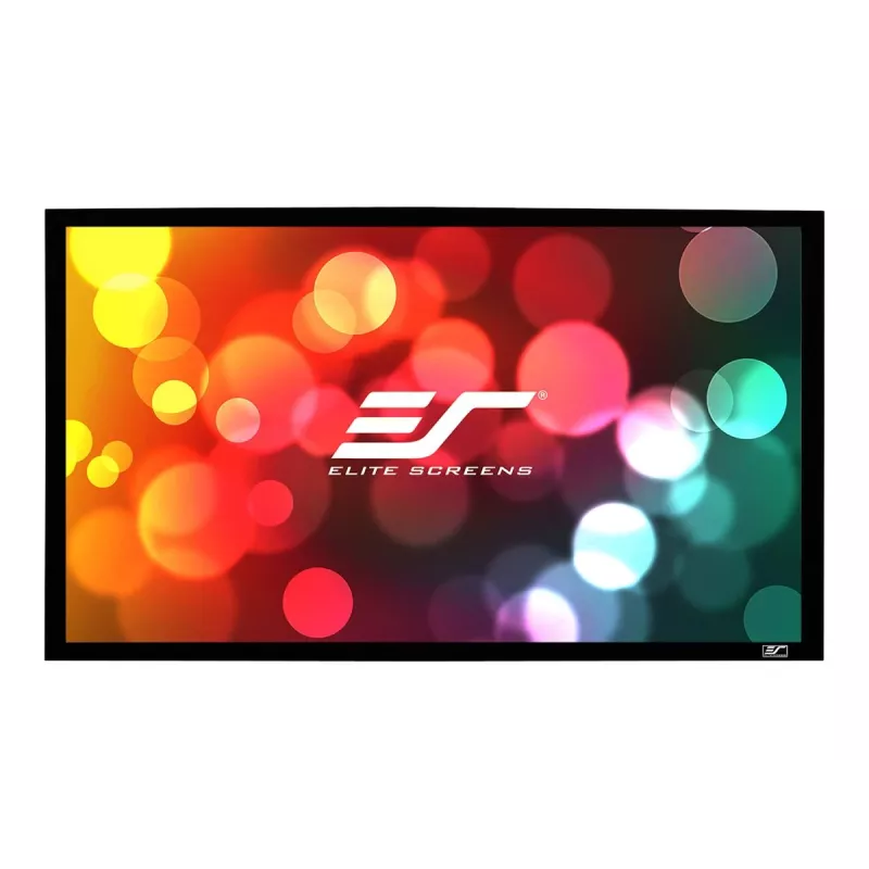 Elite Screens | Σειρά SableFrame | ER100WH1 | Διαγώνιος 100 inch | 16:9 | Πλάτος οθόνης (Π) 221 cm | μαύρο