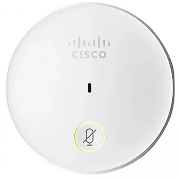 Μικρόφωνο επιτραπέζιο Cisco CS-MIC-TABLE-J — ενσύρματο μικρόφωνο τηλεφώνου IP, 80–20.000 Hz, βύσμα Hirose 4 ακίδων, λευκό