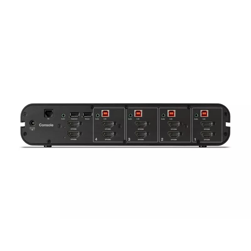 KVM-Switch Belkin F1DN204KVM-UNN4 HDMI 4K USB τοποθέτηση σε rack