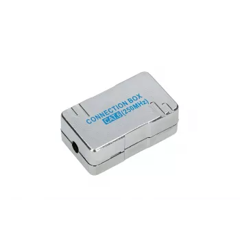 Πρίζα σύνδεσης Extralink CAT6 STP, Σύνδεσμος διέλευσης, Ασημί