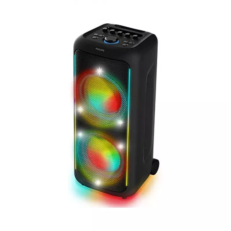 Φορητό Ηχείο Πάρτι Philips TAX5000E/10 2 Δρόμων, 100 W RMS, Bluetooth, 20–20000 Hz, 4 Ω, μαύρο