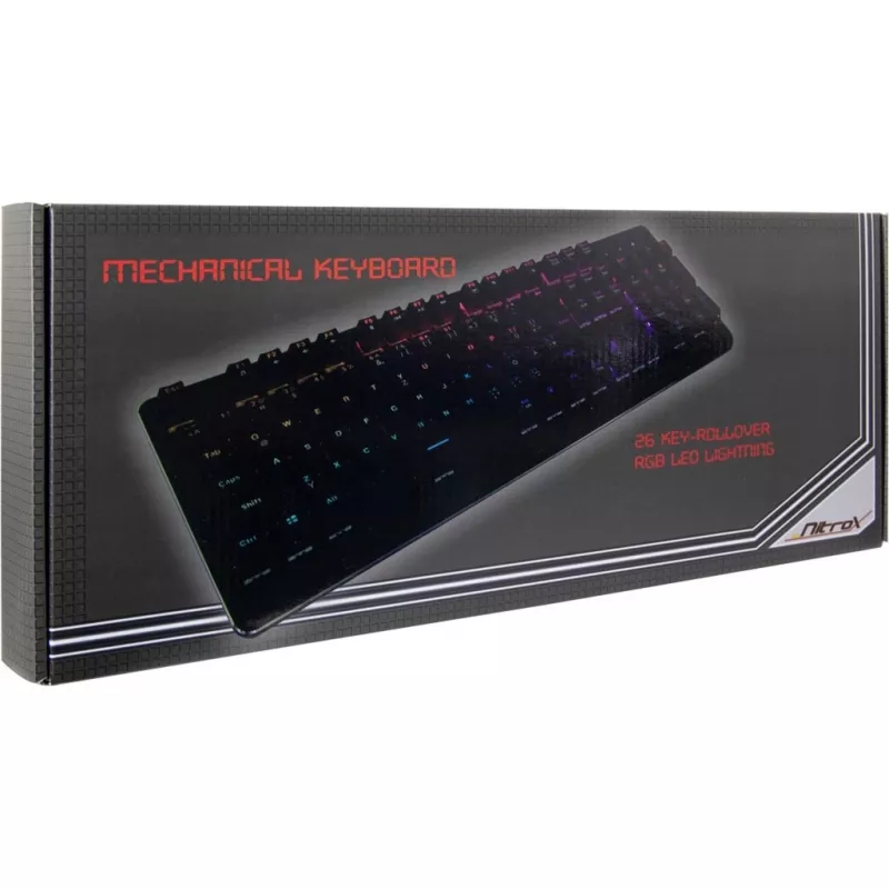Inter-Tech NK-2000ME πληκτρολόγιο USB QWERTZ μαύρο (88884100)