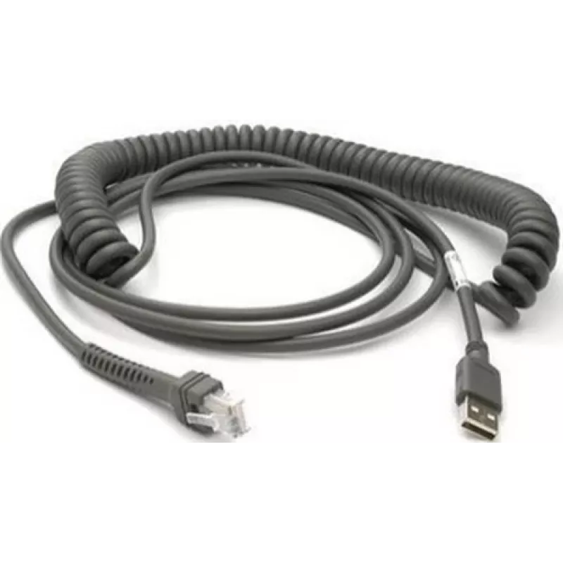 Datalogic καλώδιο USB καλώδιο USB, Type-A, σπειροειδές, 3,6m (CAB-467)