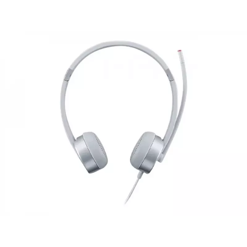 Lenovo 100 Stereo Analogue Headset Γραφείου/Call center Ασημί