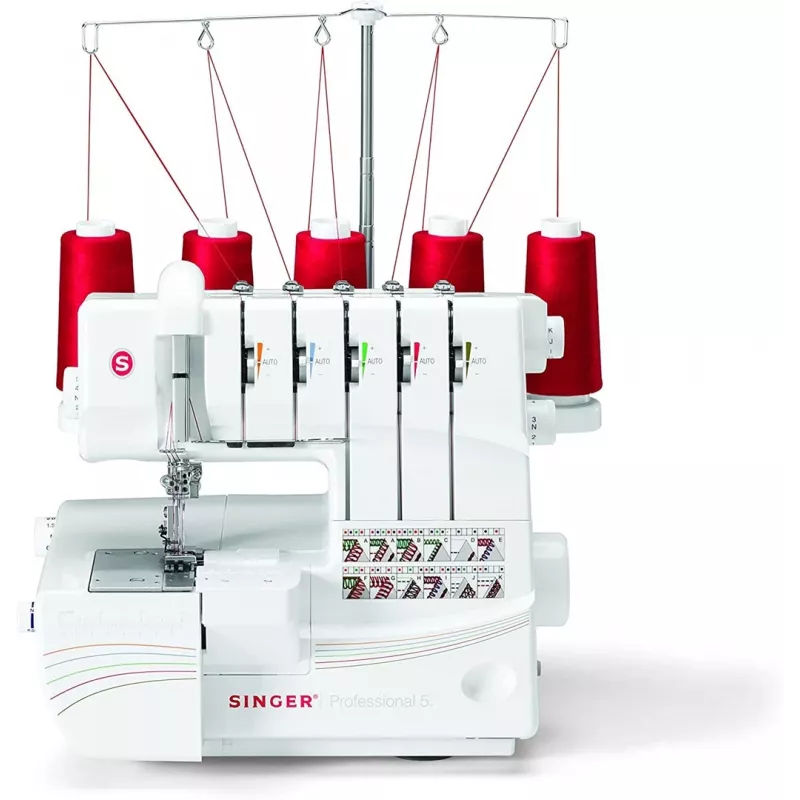 Overlock Singer 14T968 Ραπτομηχανή, ηλεκτρικό ρεύμα, λευκό
