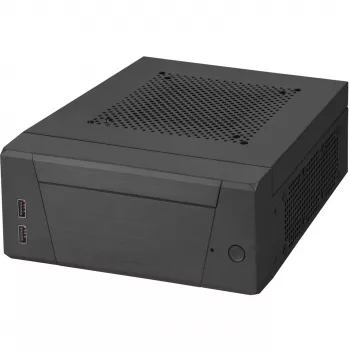 SilverStone MILO ML10 - USFF - Mini-ITX - χωρίς τροφοδοτικό - Μαύρο - USB/Audio (SST-ML10B)