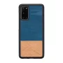 Θήκη κινητού man and wood Galaxy S20 denim μαύρο