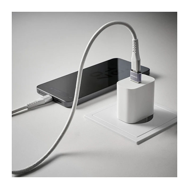 Intenso 3-pack USB-Adapter USB-A -> USB-C C480C Αλουμίνιο