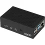 Θήκη αλουμινίου για Raspberry Pi 4 B από JYT, μοντέλο RB-AlucaseP4+01B, μαύρη έκδοση