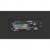 Logickeyboard ASTRA 2 πληκτρολόγιο DaVinci Resolve για Mac, πλήρους μεγέθους, ενσύρματο USB, μηχανισμός ψαλιδιού, QWERTZ γερμανικό, μαύρο