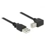 Καλώδιο USB DeLOCK 0,5m USB 2.0-A USB 2.0-B μαύρο