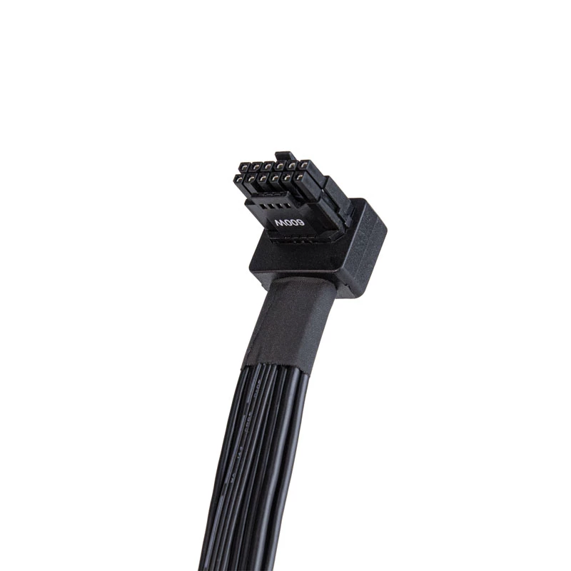 SilverStone SST-PP14-90 Καλώδιο 12VHPWR, 90 μοιρών, 650 mm, Μαύρο