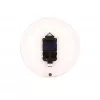 NeXtime ρολόι 2615ro Focus, Ø25 cm, Επιτοίχιο ρολόι, Λευκό/Κόκκινο