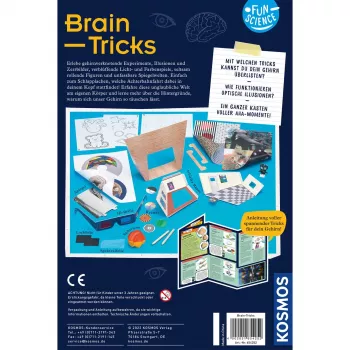 Kosmos Fun Science Brain Tricks, Κιτ πειραμάτων, Ηλεκτρισμός, 8 ετών, Πολύχρωμο