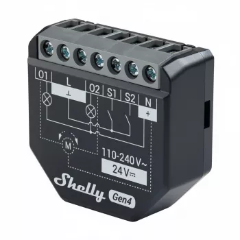 Σετ με 2 Shelly 2PM Gen4 Zigbee/Matter controllers