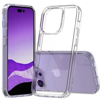 ΘΗΚΗ ΚΙΝΗΤΟΥ SCREENOR BUMPER για iPhone 15 Pro, διαφανές TPU, κατάλληλη για 6,1 ίντσες