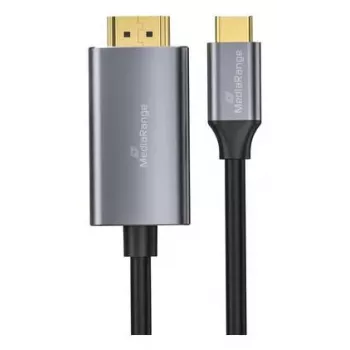 Καλώδιο προσαρμογέα βίντεο USB-C σε HDMI MediaRange MRCS217 1,8 m, USB-C (DisplayPort Alt Mode) σε έξοδο HDMI