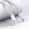 USB-C σε Lightning Baseus High Density πλεκτό καλώδιο, 20W, PD, 2m (λευκό)