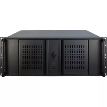 Κουτί διακομιστή Inter-Tech 4U-4098-S Rack μαύρο
