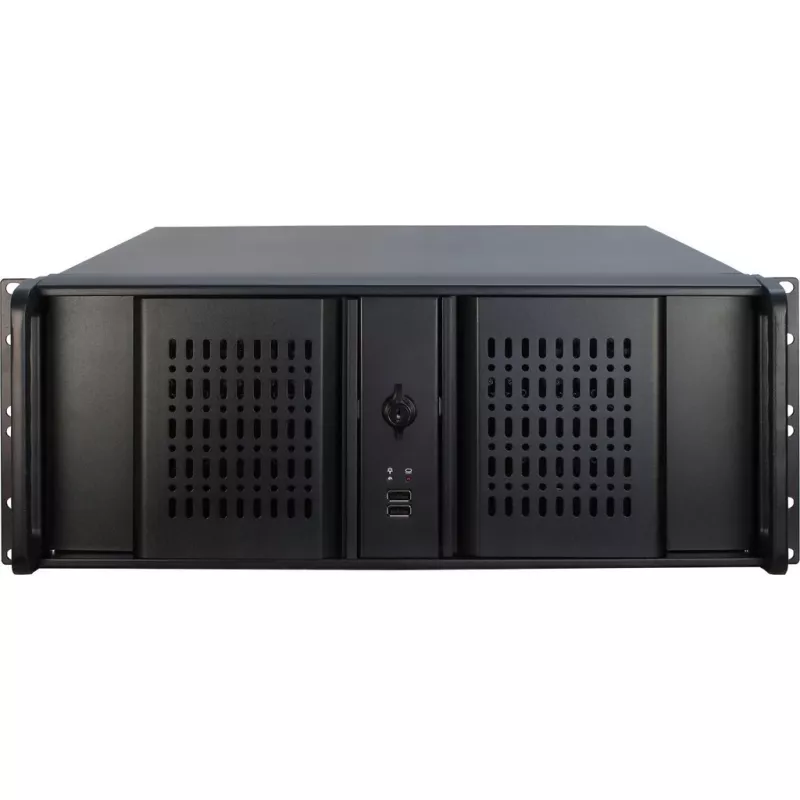 Κουτί διακομιστή Inter-Tech 4U-4098-S Rack μαύρο
