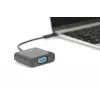 DIGITUS DA-70853 προσαρμογέας USB-C σε VGA, Full HD 1080p, μαύρο