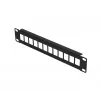 Patchpanel Extralink 12-Port UTP 10 ίντσες Μεταλλικό κουτί, μαύρο