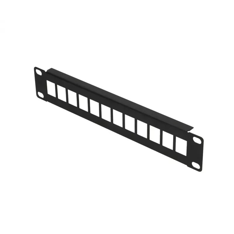 Patchpanel Extralink 12-Port UTP 10 ίντσες Μεταλλικό κουτί, μαύρο