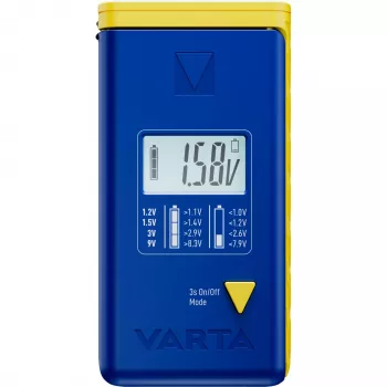 Τεστερ μπαταριών Varta 00893 101 111 LCD ψηφιακό φορητό για AA AAA 9V κουμπιά