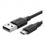 Ugreen 60137 καλώδιο USB USB 2.0 1,5 m USB A Micro-USB A μαύρο